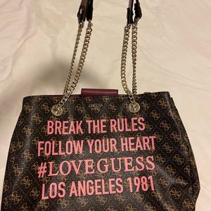 GUESS AUTHENTIC BAG . Lots of space ! NEW NEVER